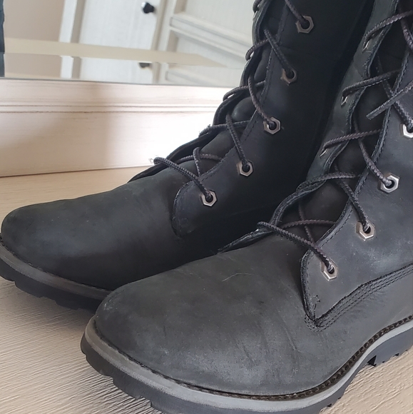 TIMBERLAND Tall Black Boots - Picture 8 of 14